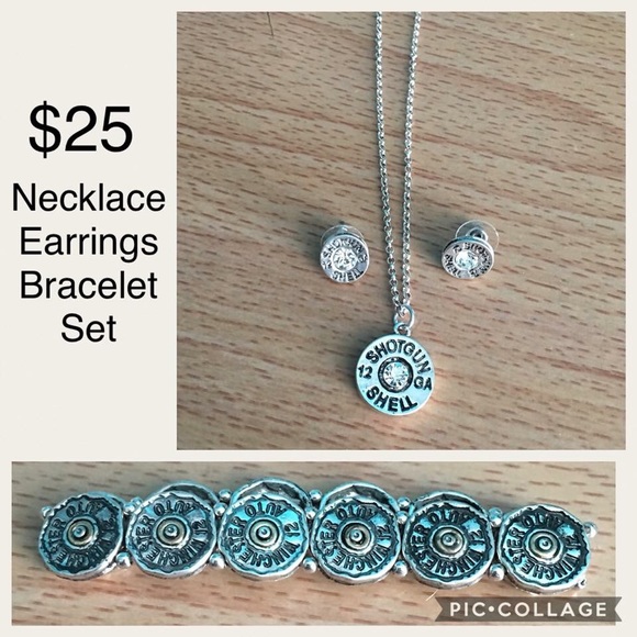 Shot Gun Shell Necklace Set - Picture 1 of 1